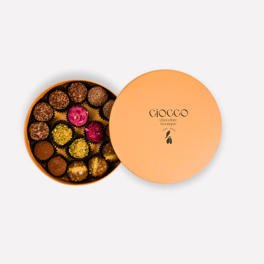 Signature chocolate box with assorted gourmet truffles