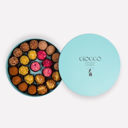 Signature chocolate box with assorted gourmet truffles