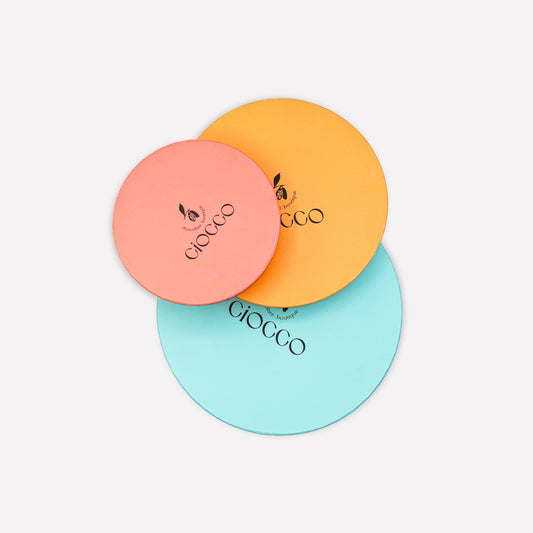 Gourmet chocolate gift box with artisan truffle selection