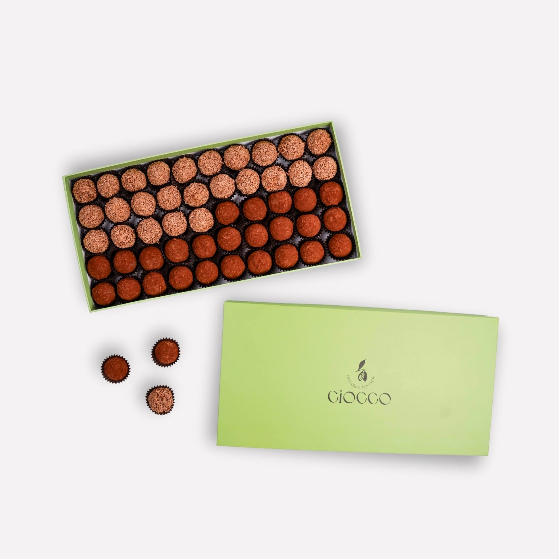Grand Duo luxury chocolate gift box with 50 truffles